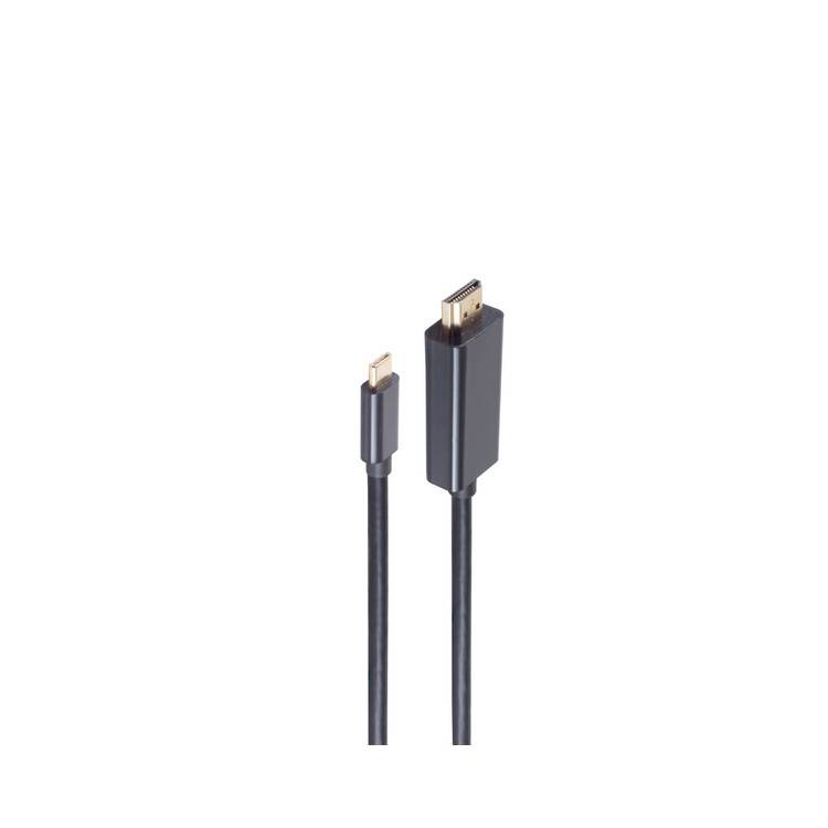 Zwei schwarze USB-Kabel mit unterschiedlich großen Steckern, gezeigt auf weißem Hintergrund.
