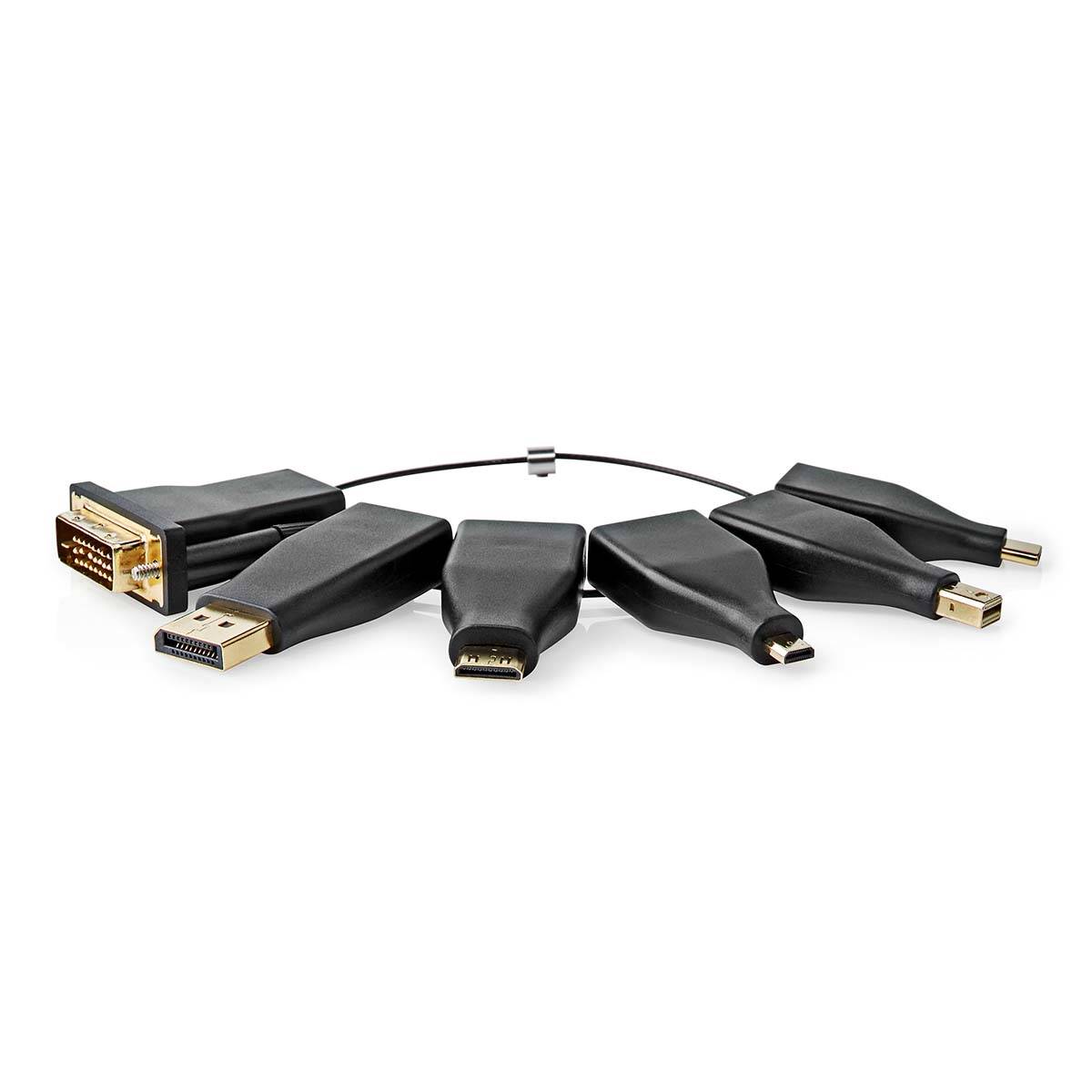 Nedis CCGB34999BK - DVI - HDMI - Männlich - Weiblich - Gerade - Gerade