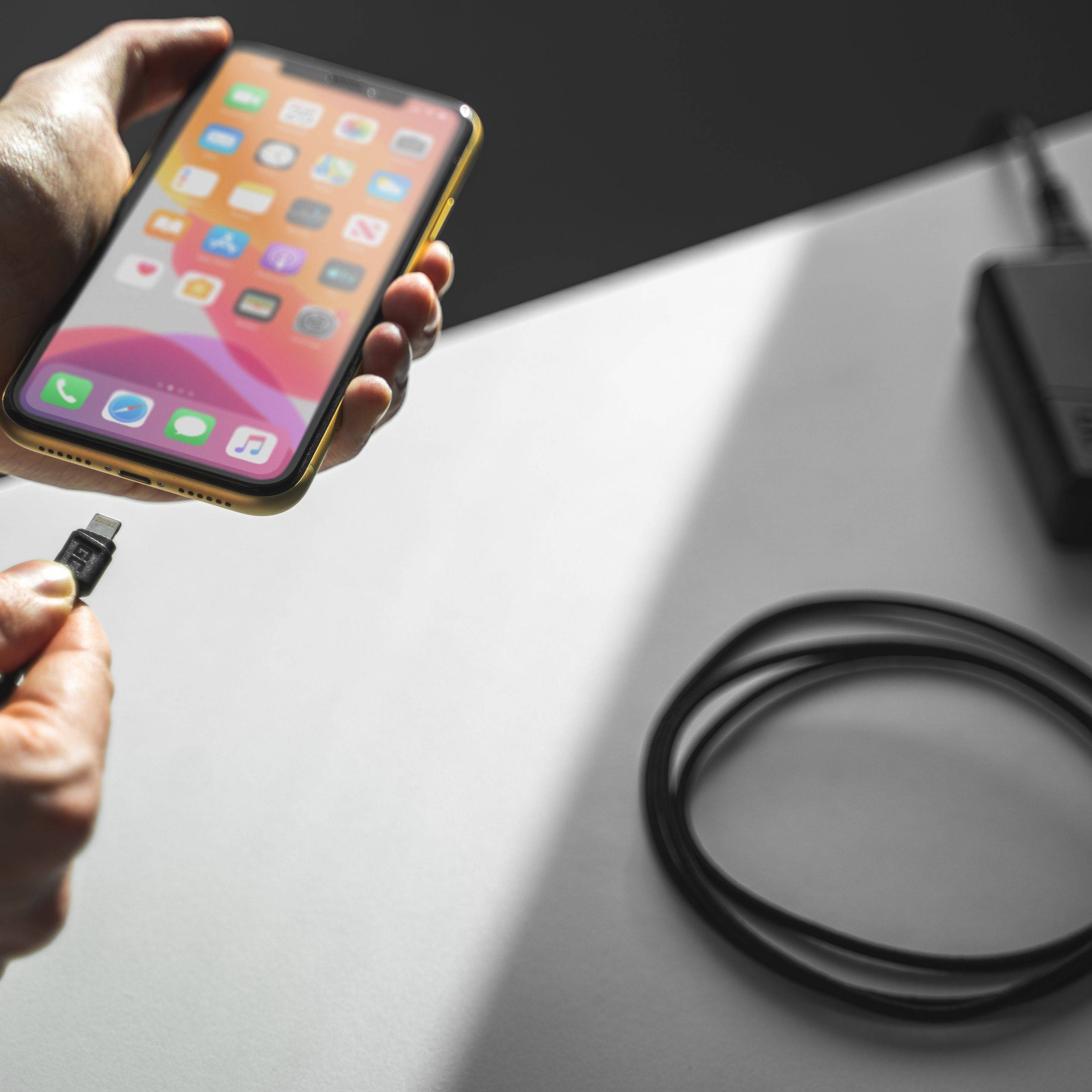 Powerstream USB-A - Lightning Kabel - Apple 2.4A Schnellladung - 30cm