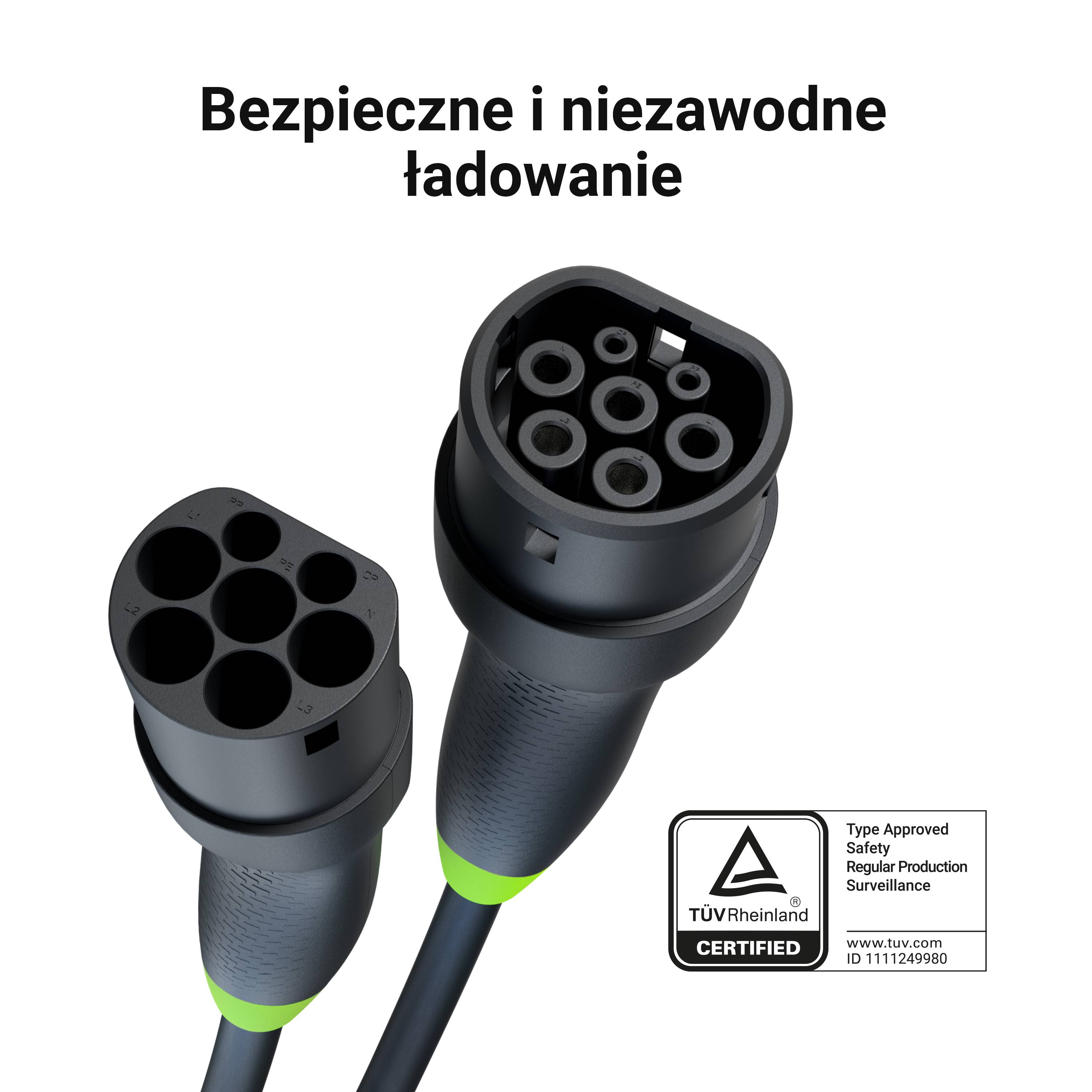 Green Cell Snap - Verlängerungsnetzkabel - IEC