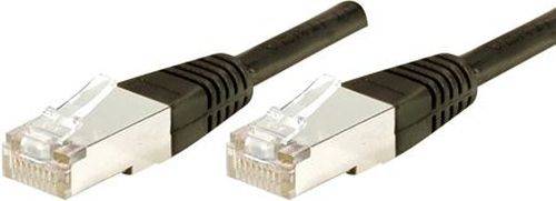 Patchkabel Cat. 6, F/UTP, PoE+, schwarz, 25,0 m