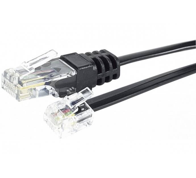 EXERTIS CONNECT - CUC Exertis Connect 285011, 10 m, RJ-11, RJ-45, Schwarz, Männlich, Männlich