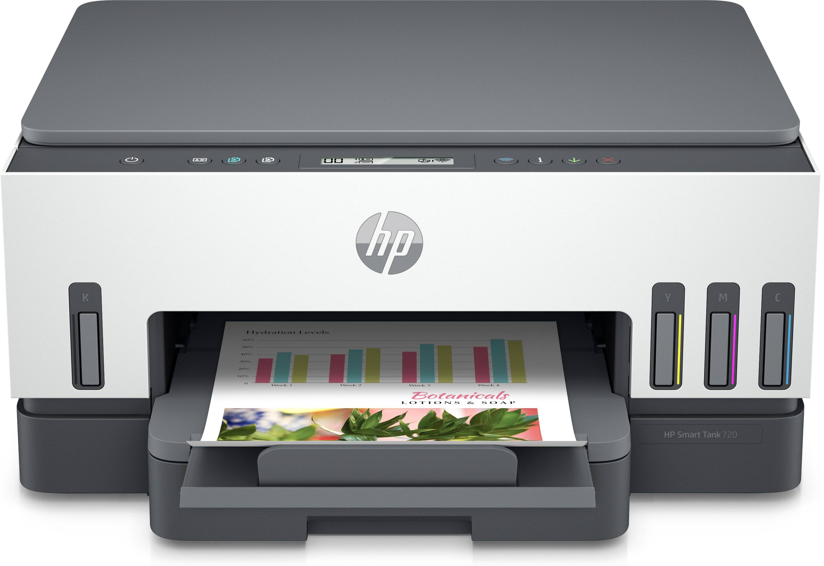 HP Smart Tank 720 All-in-One - Drucken - Kopieren - Scannen - Wireless - Scannen an PDF - Thermal Inkjet - Farbdruck - 4800 x 1200 DPI - A4