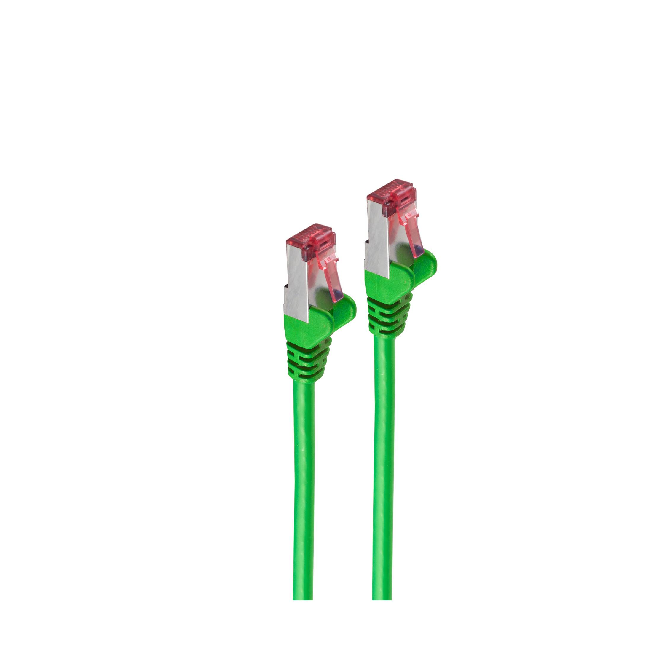ShiverPeaks BS75712-G - 2 m - Cat6a - S/FTP (S-STP) - RJ-45 - RJ-45 - Grün