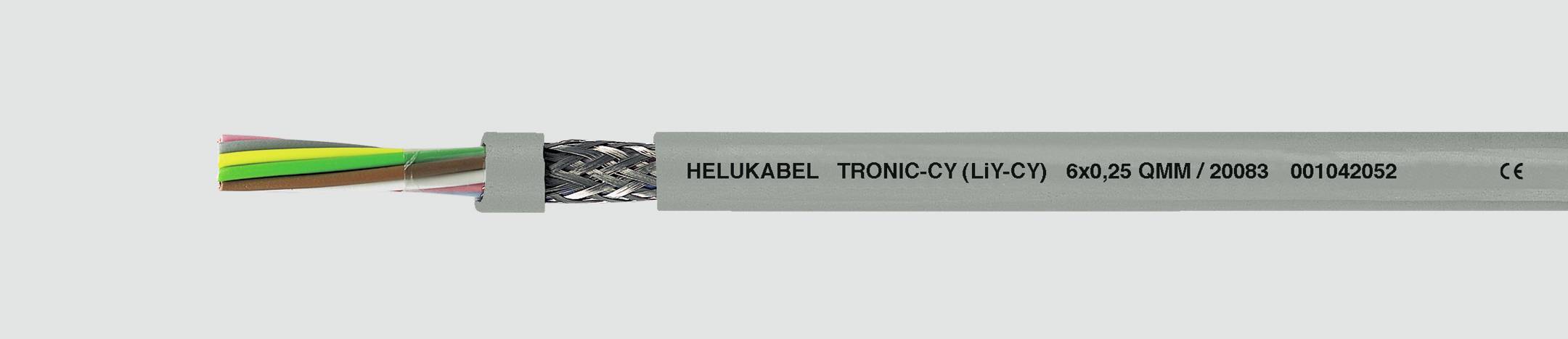 Helukabel TRONIC-CY (LiY-CY) - Niederspannungskabel - Grau - Polyvinylchlorid (PVC) - Cooper - 1 mm² - 56 kg/km