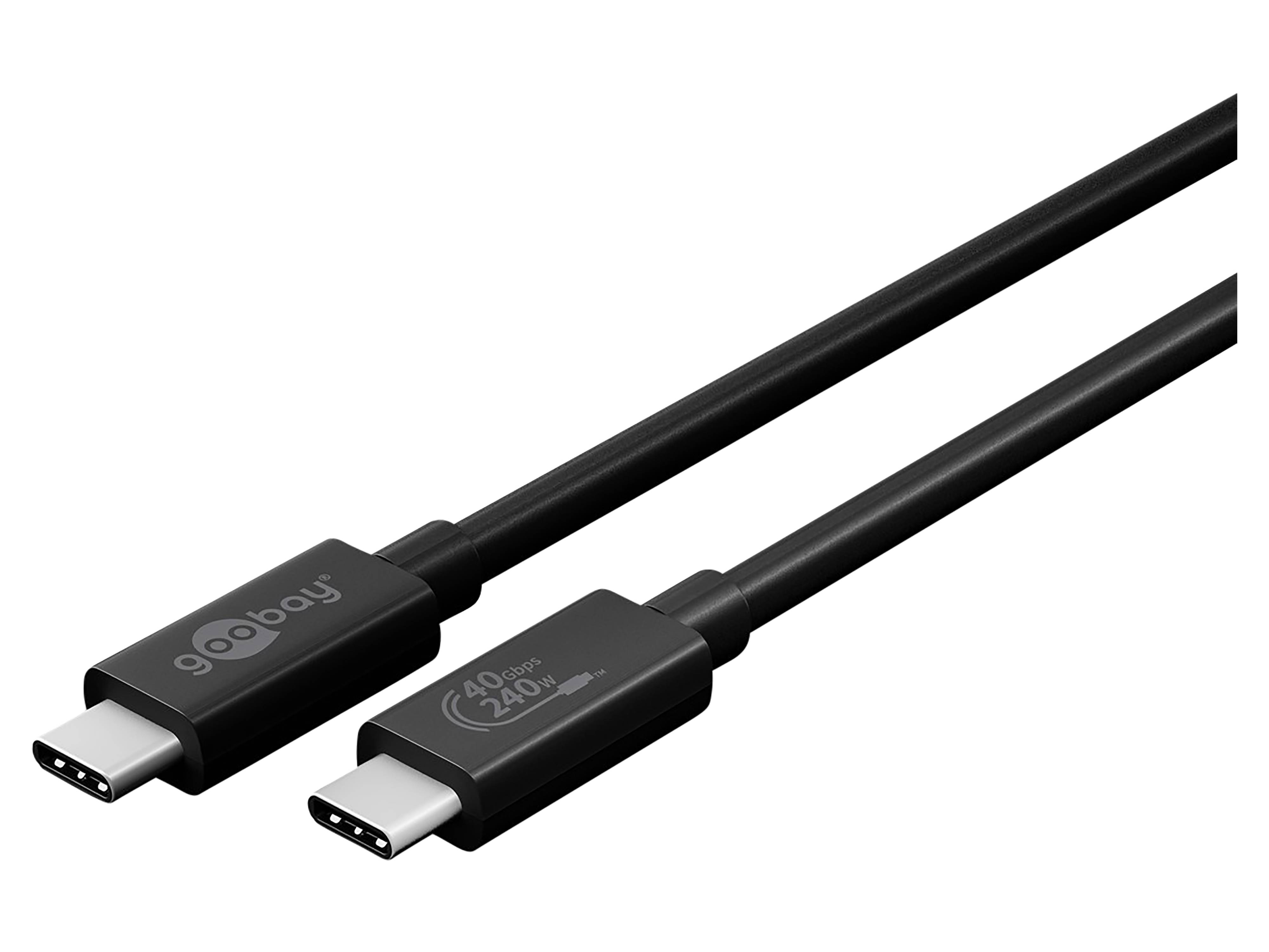 GOOBAY USB-C Kabel 61716 USB4 240W 0,7m