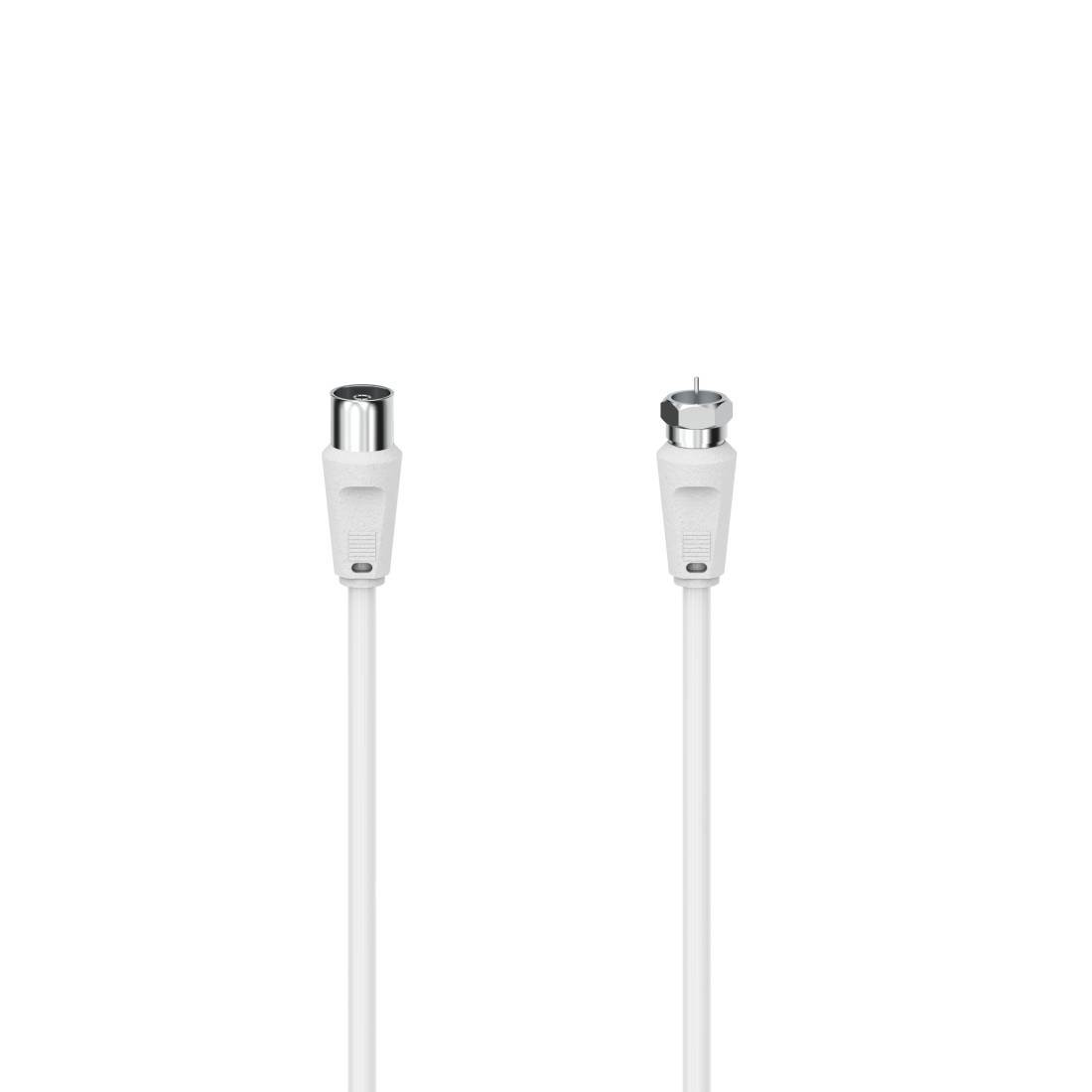 Hama Antennenkabel - F-Stecker männlich zu IEC-Anschluss weiblich