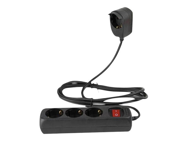 REV RITTER - REV Powersplit - Steckdosenleiste - Wechselstrom 230 V - 3500 Watt - Ausgangsanschlüsse: 4 (4 x Stecker, 2-