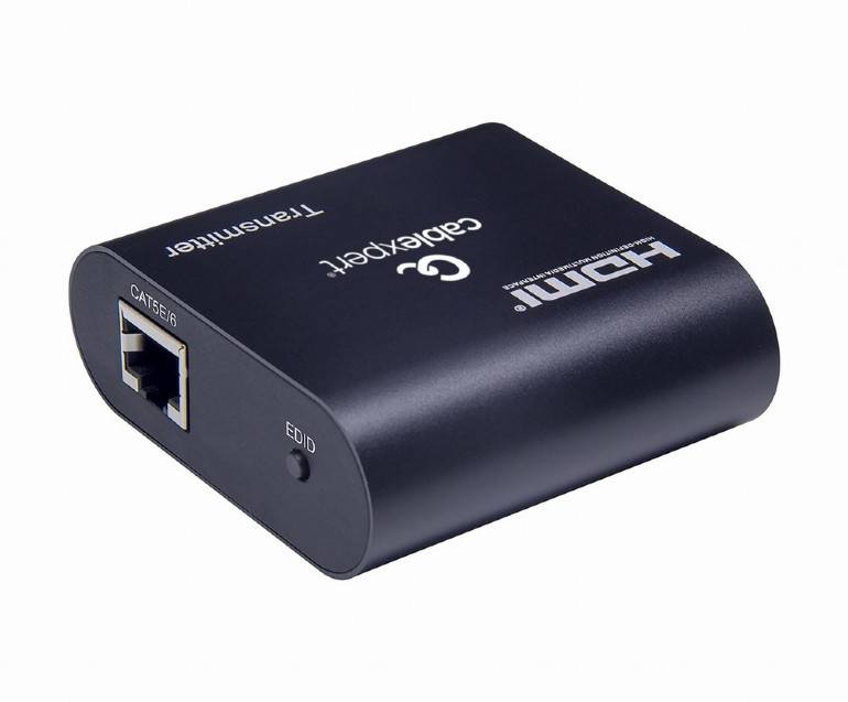 Gembird DEX-HDMI-03 - 1920 x 1080 Pixel - 60 m - Kabelgebunden - Schwarz