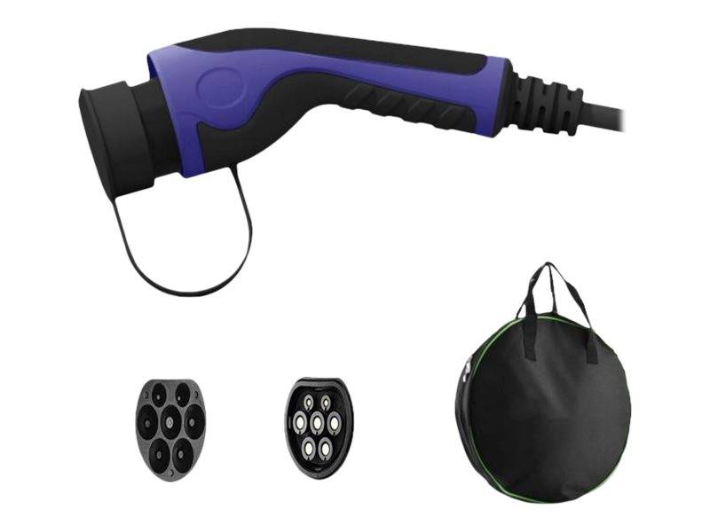 Helos - Stromkabel - IEC 62196 Type 2 (M) zu IEC 62196 Type 2 (W)