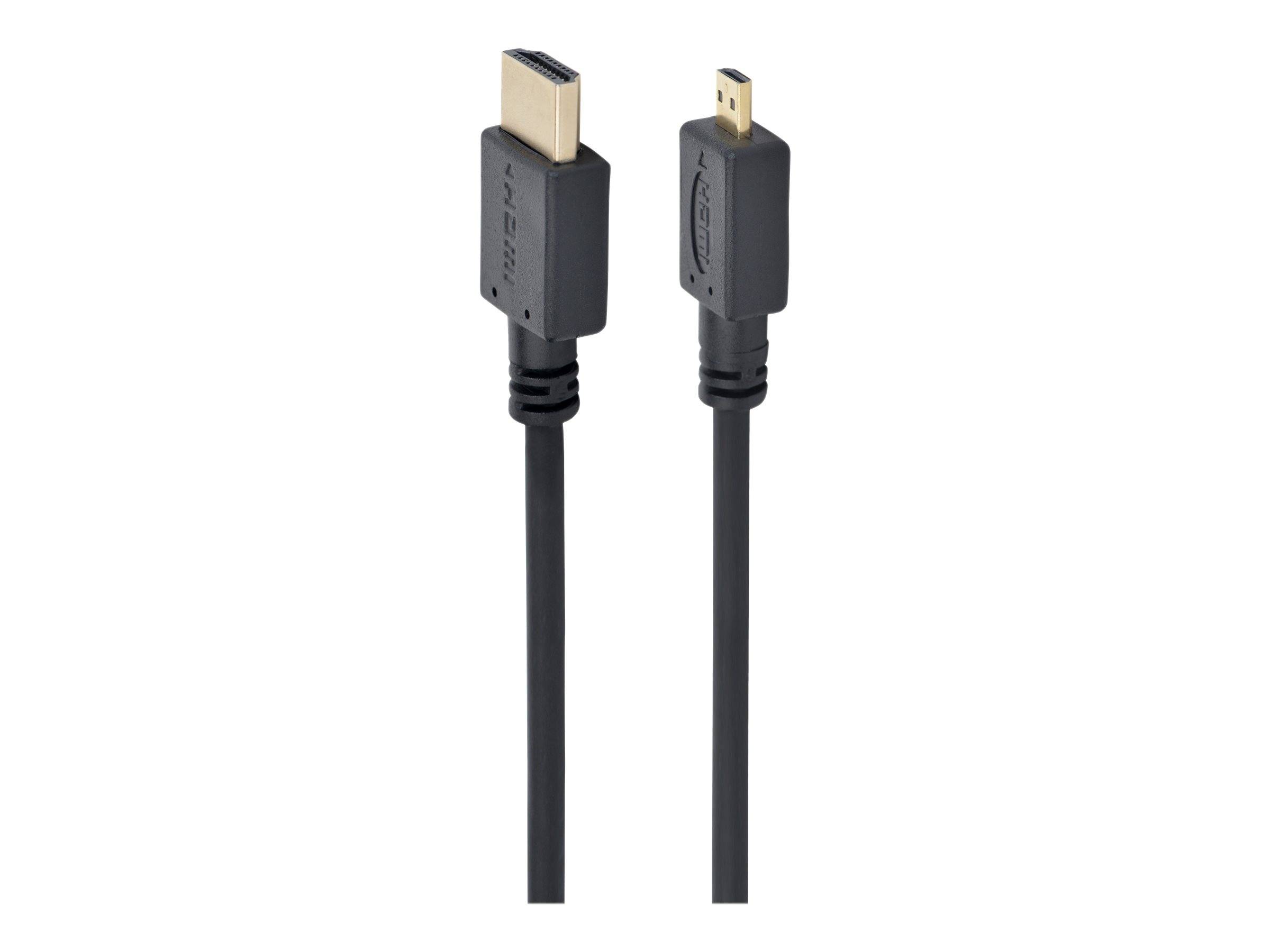 Ein USB-Adapterkabel mit einem Standard-USB-Stecker auf der einen Seite und einem Micro-USB-Stecker auf der anderen Seite, geeignet zum Anschluss von Geräten.