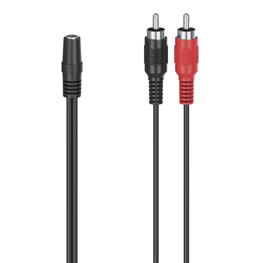 Hama Audio-Adapter - Stereo Mini-Klinkenstecker weiblich zu RCA x 2 männlich
