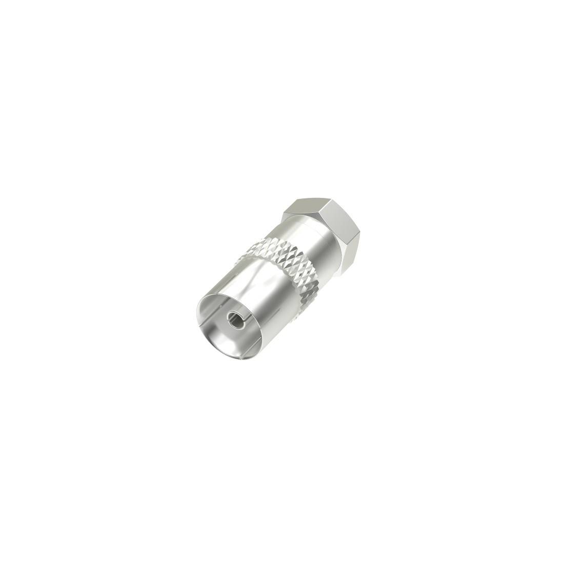 Hama SAT-Adapter F-Stecker - Koax-Kupplung 00305104 - Antenne/TV - Netzwerk