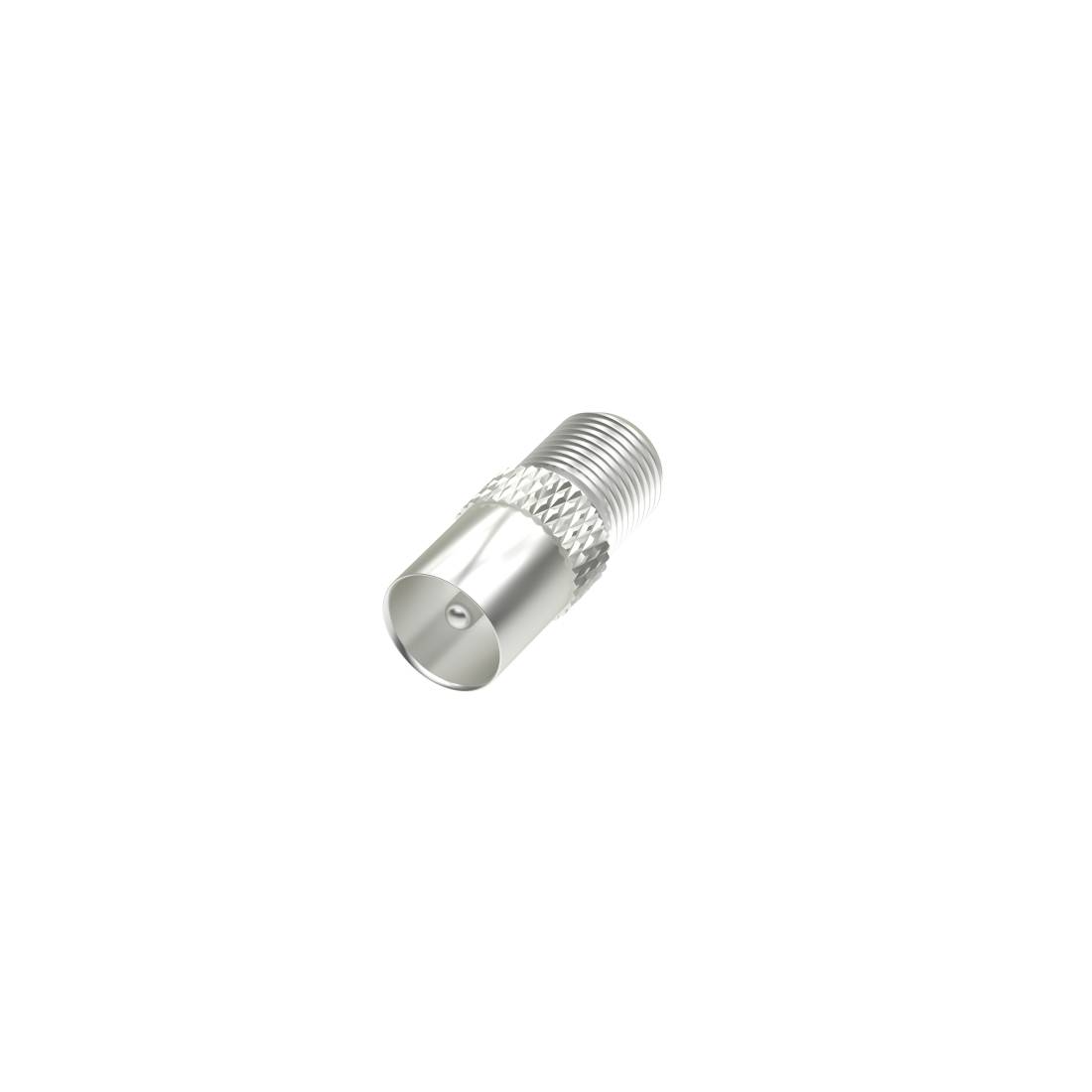 Hama Antennenadapter - F-Stecker weiblich zu IEC-Anschluss männlich