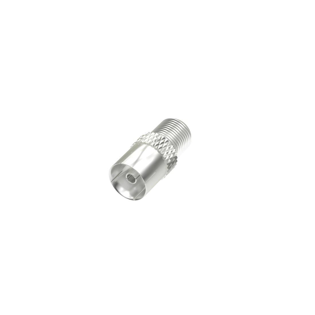 Hama Antennenadapter - SAT-Steckverbinder weiblich zu F-Stecker Stecker