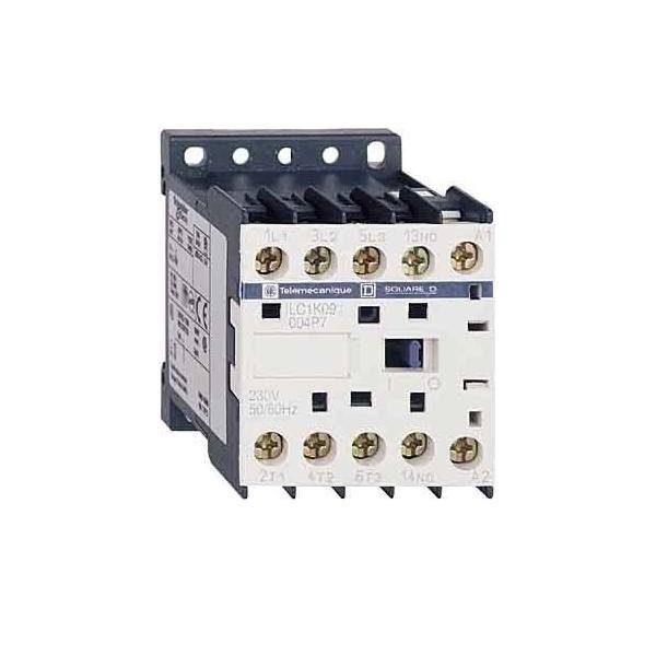 Schneider Electric Schütz, Modell LC1K09, verwendet zum Schalten elektrischer Stromkreise. Bemessungsstrom 25A, 50/60Hz.