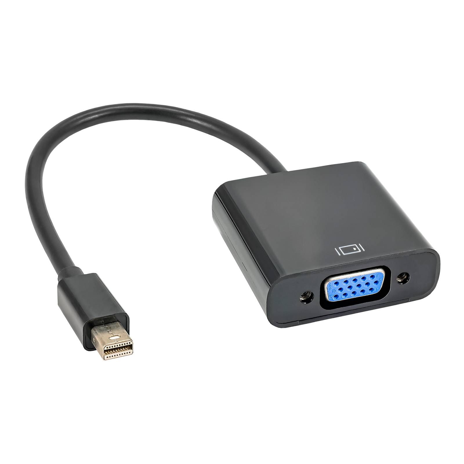 Akyga AK-AD-39 - 0,15 m - Mini DisplayPort - VGA (D-Sub) - Männlich - Weiblich - Gerade