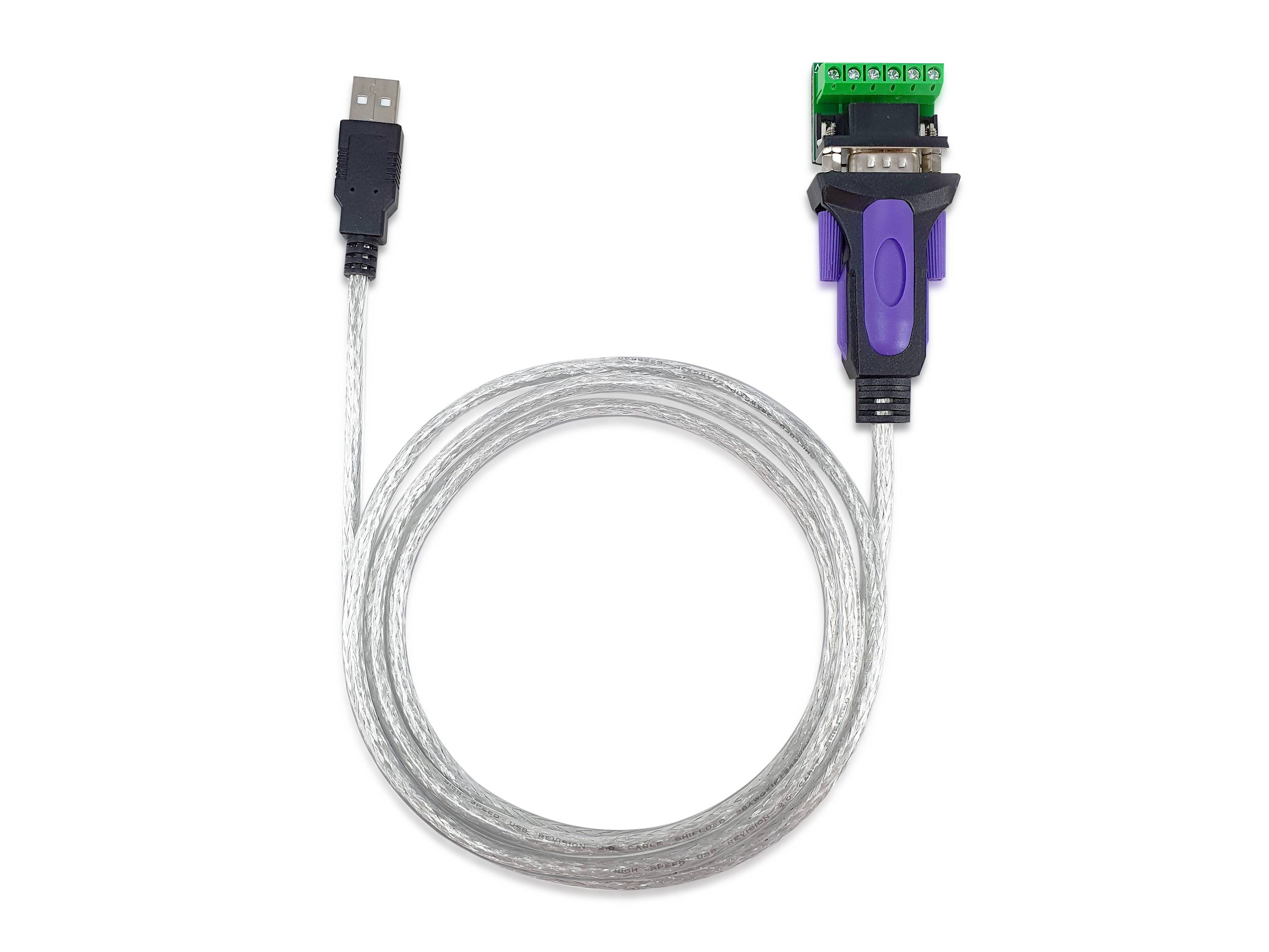 Equip USB-A auf Serial RS-422/485 (DB9) Adapter - Grau - 1,5 m - USB Typ-A - DB-9 - Männlich - Männlich