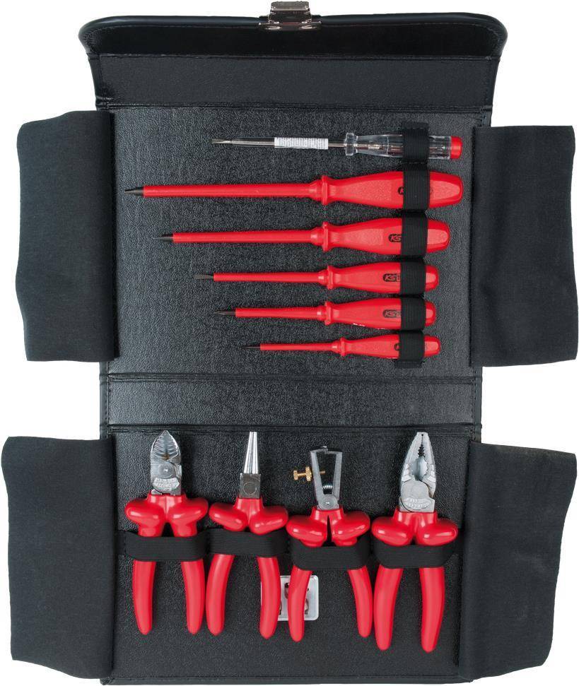 KS TOOLS ERGOTORQUE VDE Zangen- und Schraubendreher-Satz, 10-tlg