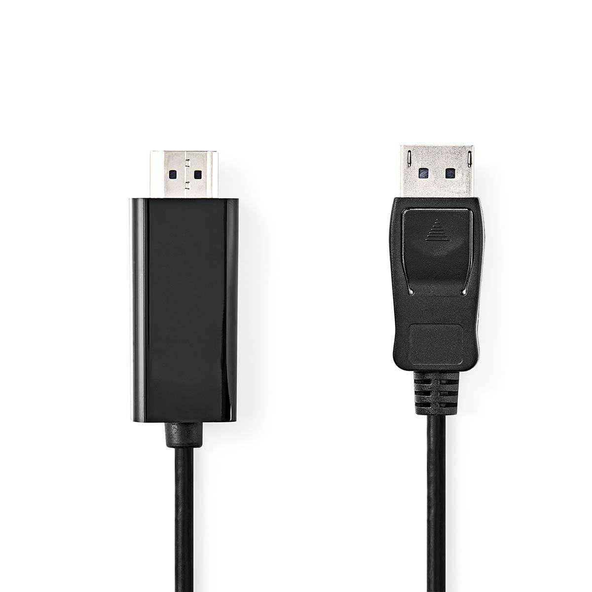 Nedis CCGL37100BK10 - 1 m - DisplayPort - HDMI Typ A (Standard) - Männlich - Männlich - Gerade