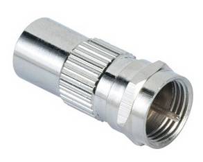 Hama SAT-Adapter, F-Stecker - Koax-Stecker