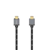 Hama 00205240, 3 m, HDMI Typ A (Standard), HDMI Typ A (Standard), 3D, 48 Gbit/s, Schwarz, Grau