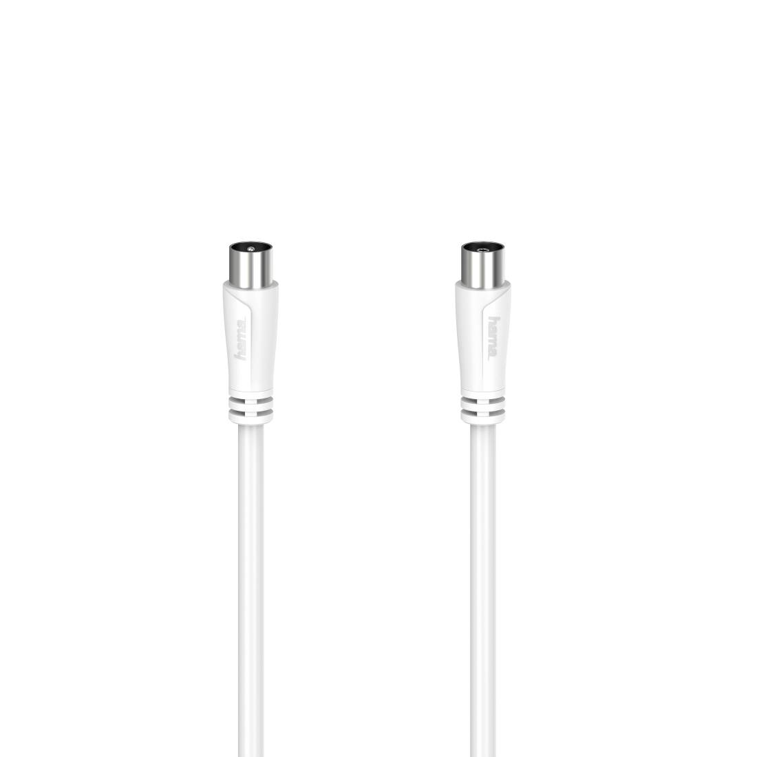 Hama Antennen-Kabel, Koax-Stecker - Koax-Kupplung, 15,0 m, 90 dB