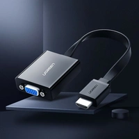 Ugreen Adapter HDMI - VGA Micro USB / Audio 3,5 mm Miniklinke schwarz Ugreen Adapter HDMI - VGA Micro USB / Audio 3,5 mm Miniklinke schwarz