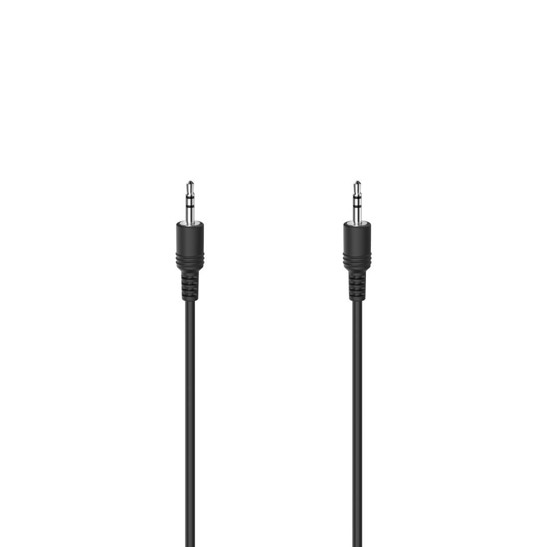 Hama Audiokabel - Stereo Mini-Klinkenstecker männlich zu Stereo Mini-Klinkenstecker männlich