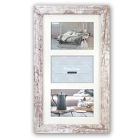 ZEP Nelson 6 3Q, Holz, Braun, Weiß, Multi-Bilderrahmen, Wand, 10 x 15 cm, Rechteckig