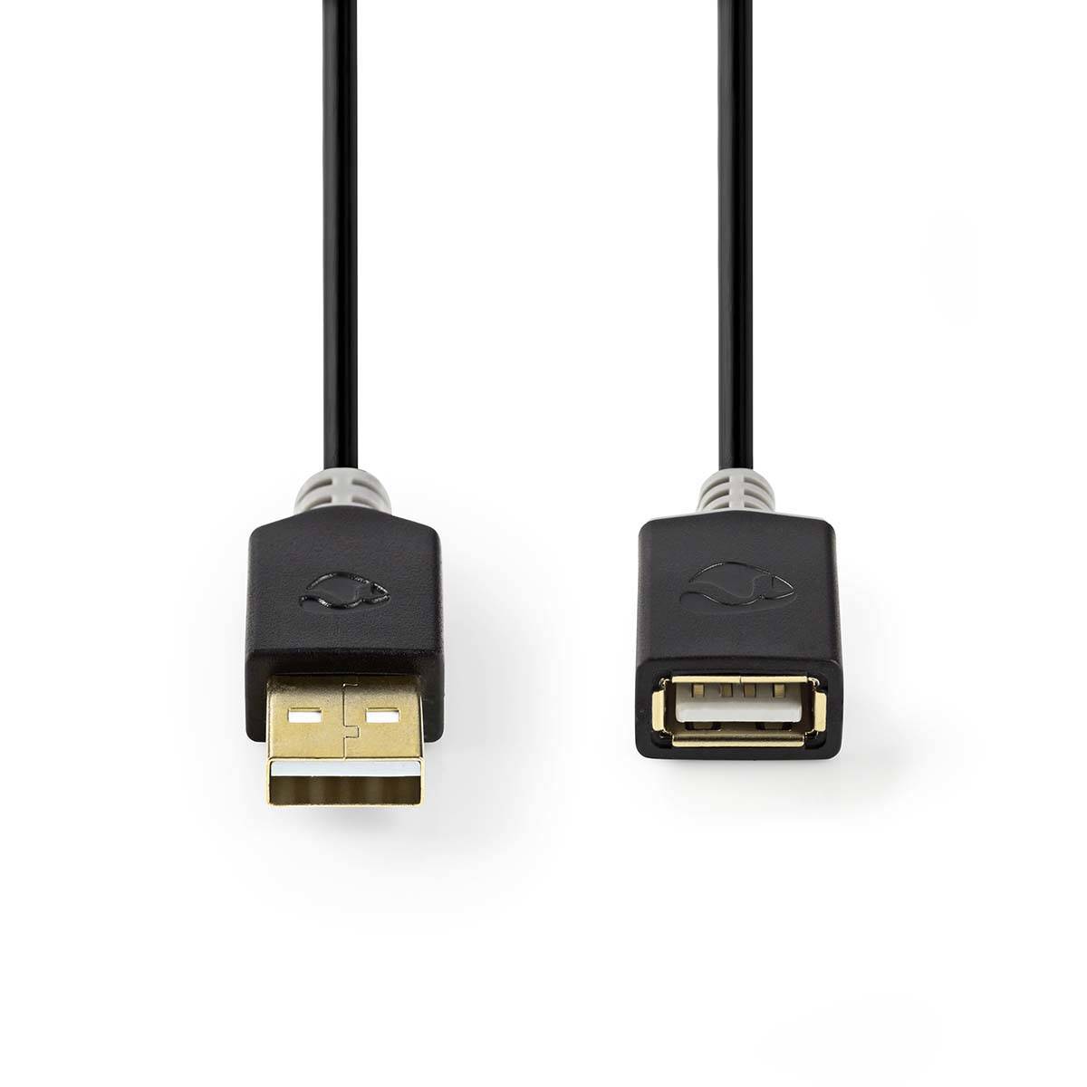 Nedis CCBW60010AT30 - 3 m - USB A - USB A - USB 2.0 - 480 Mbit/s - Anthrazit