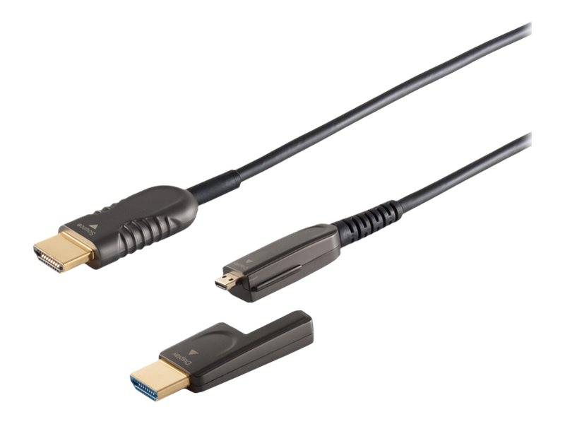 ShiverPeaks S-Impuls - HDMI-Kabel - HDMI männlich zu mikro HDMI männlich - 10 m
