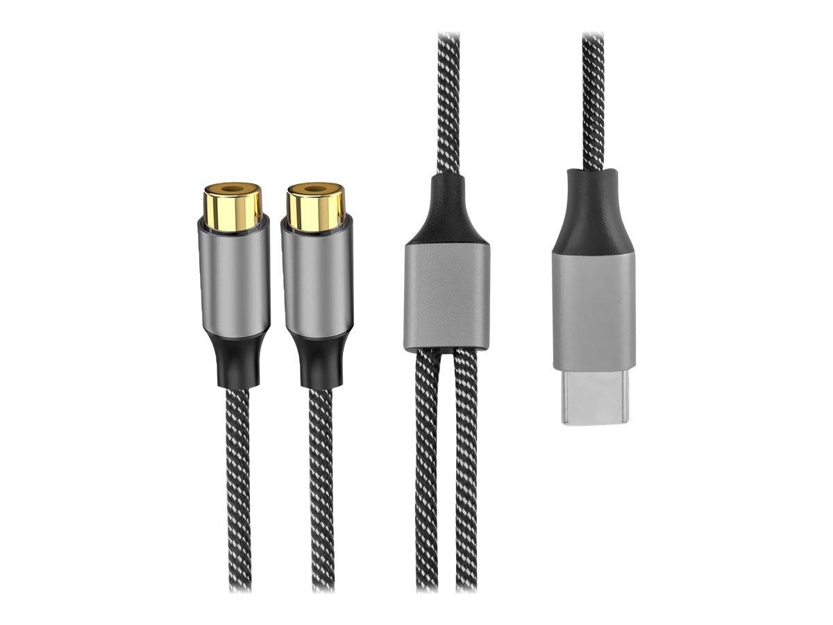 4smarts MatchCord - Audiokabel - RCA weiblich zu 24 pin USB-C männlich