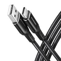AXAGON BUCM-AM10AB - 1 m - USB A - USB C - USB 2.0 - 480 Mbit/s - Schwarz