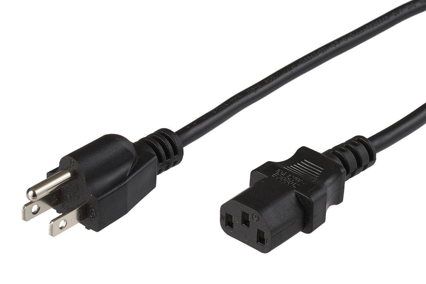 MicroConnect - Stromkabel - NEMA 5-15P (S) zu power IEC 60320 C13