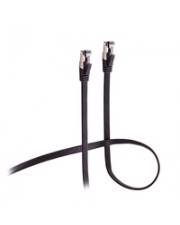 ShiverPeaks Flexline®-Patchkabel CAT 8.1 U/FTP PIMF flach hochflexibel schwarz 10,0m Netzwerk 8 m