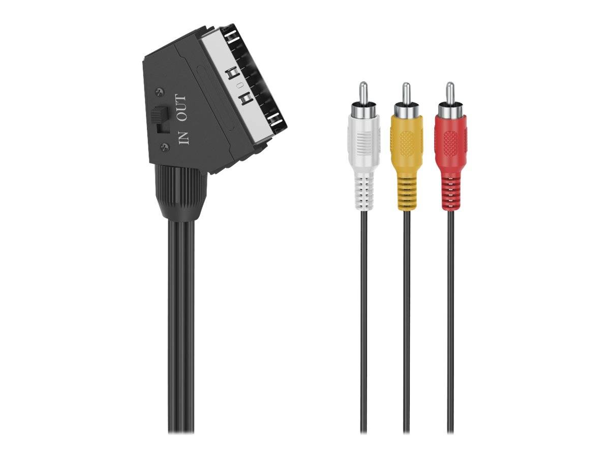 Hama Classic Line - Videokabel - SCART männlich zu RCA männlich