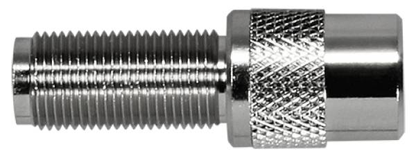 axing CFA01301 - IEC - F - Weiblich - Weiblich - Edelstahl - 1 Stück(e)