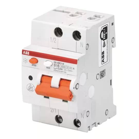 ABB AFDD+FI/LS DS-ARC1MA-C13/0,03, 10kA, 3TE Fehlerlichtbogen-Schutzeinrichtung+FI/LS 2CSA275103R1134