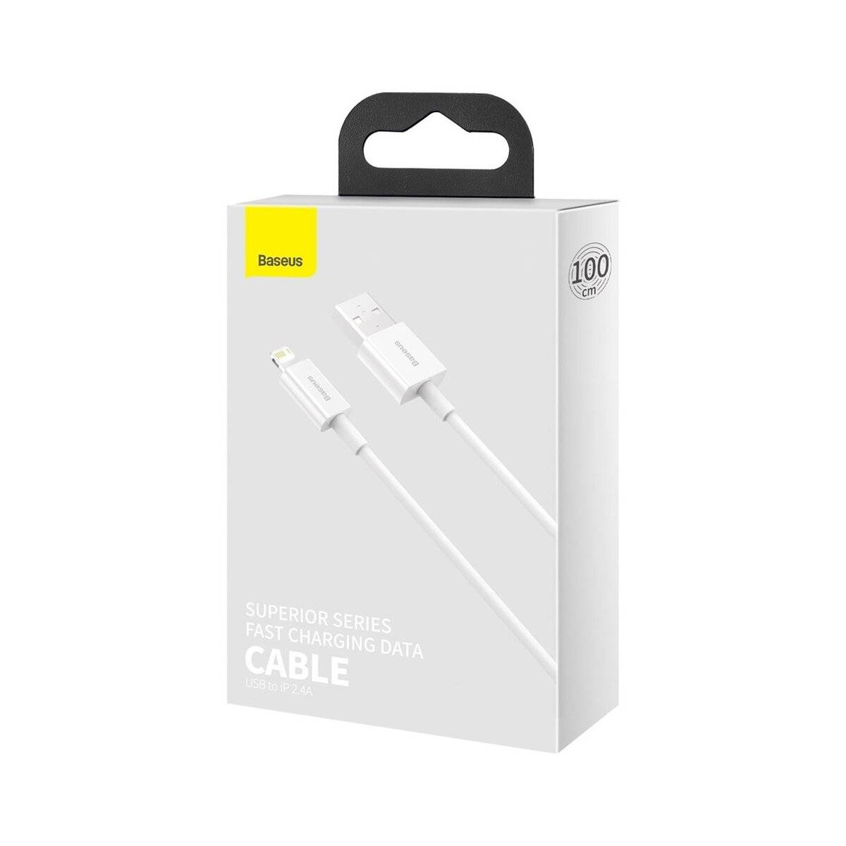 Baseus Superior Series Kabel USB zu Lightning, 2.4A, 1m (weiß)