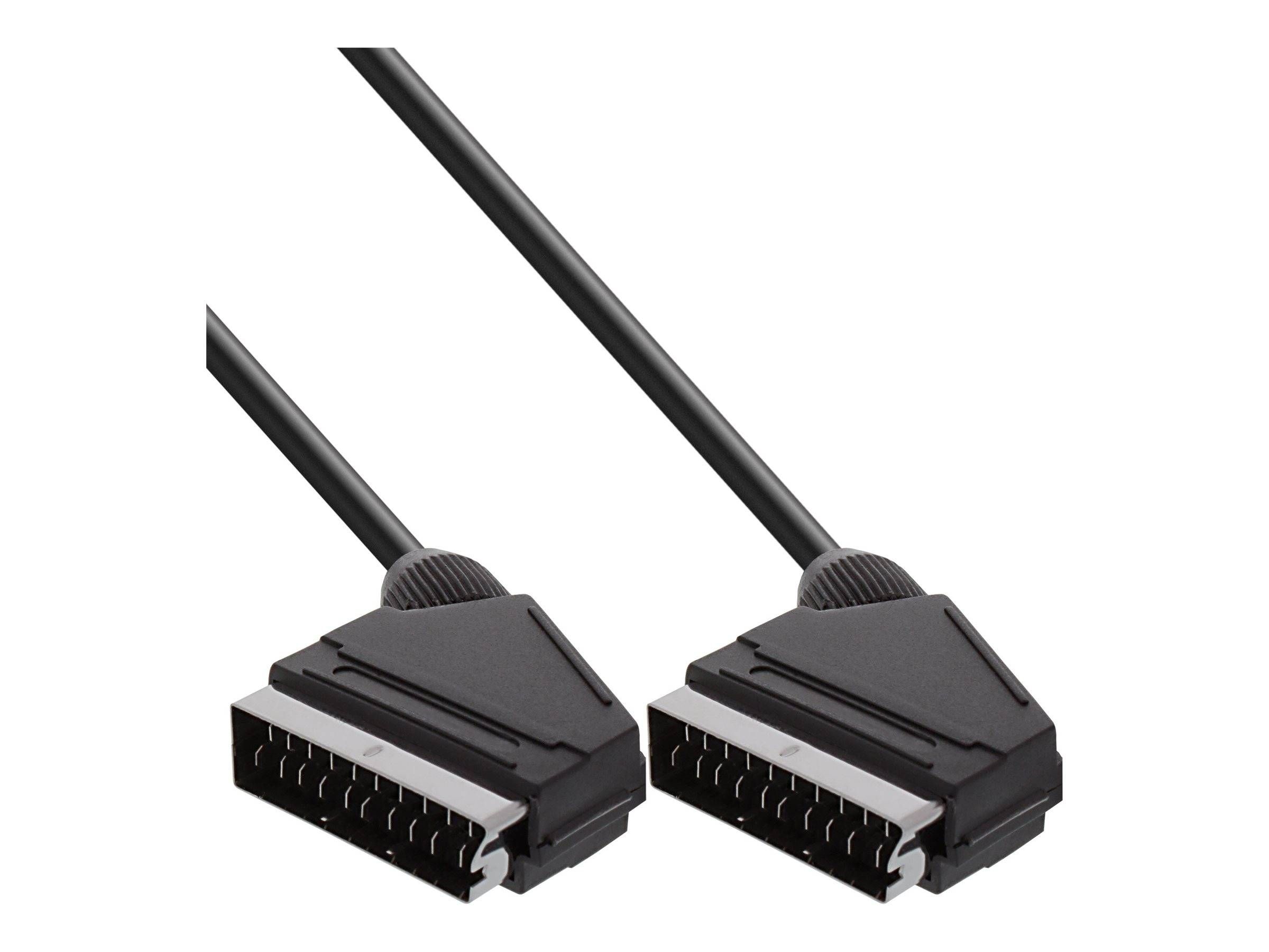 InLine Scart Anschlusskabel - Stecker / Stecker - 5mmännlich zu 20-polig SCART