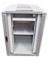 ALLNET ALL-SNB8832BDGRAU, 32U, Freistehendes Gestell, 500 kg, Grau, Metall, Geschlossen