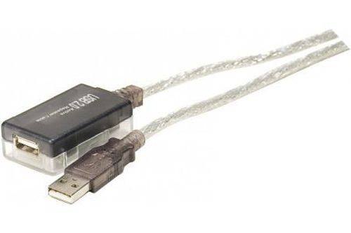 Aktives USB 2.0 Verlängerungskabel mit Verstärker, USB St. A/ USB Bu. A, 12,0 m