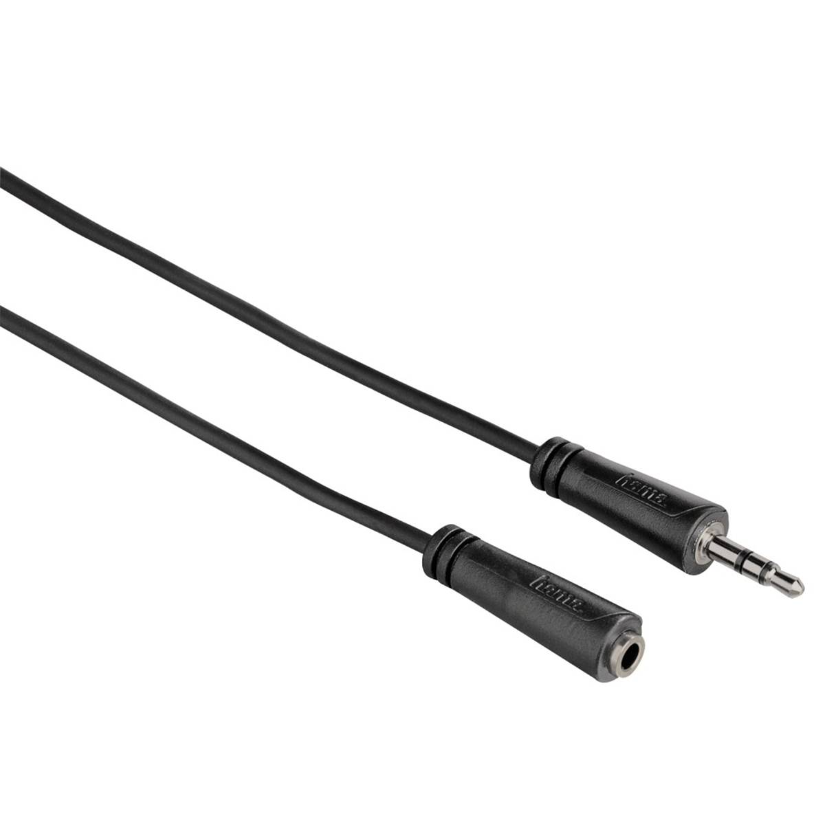 Hama Audio-Verlängerungskabel, 3,5-mm-Klinken-Stecker - Kupplung, Stereo, 1,5 m