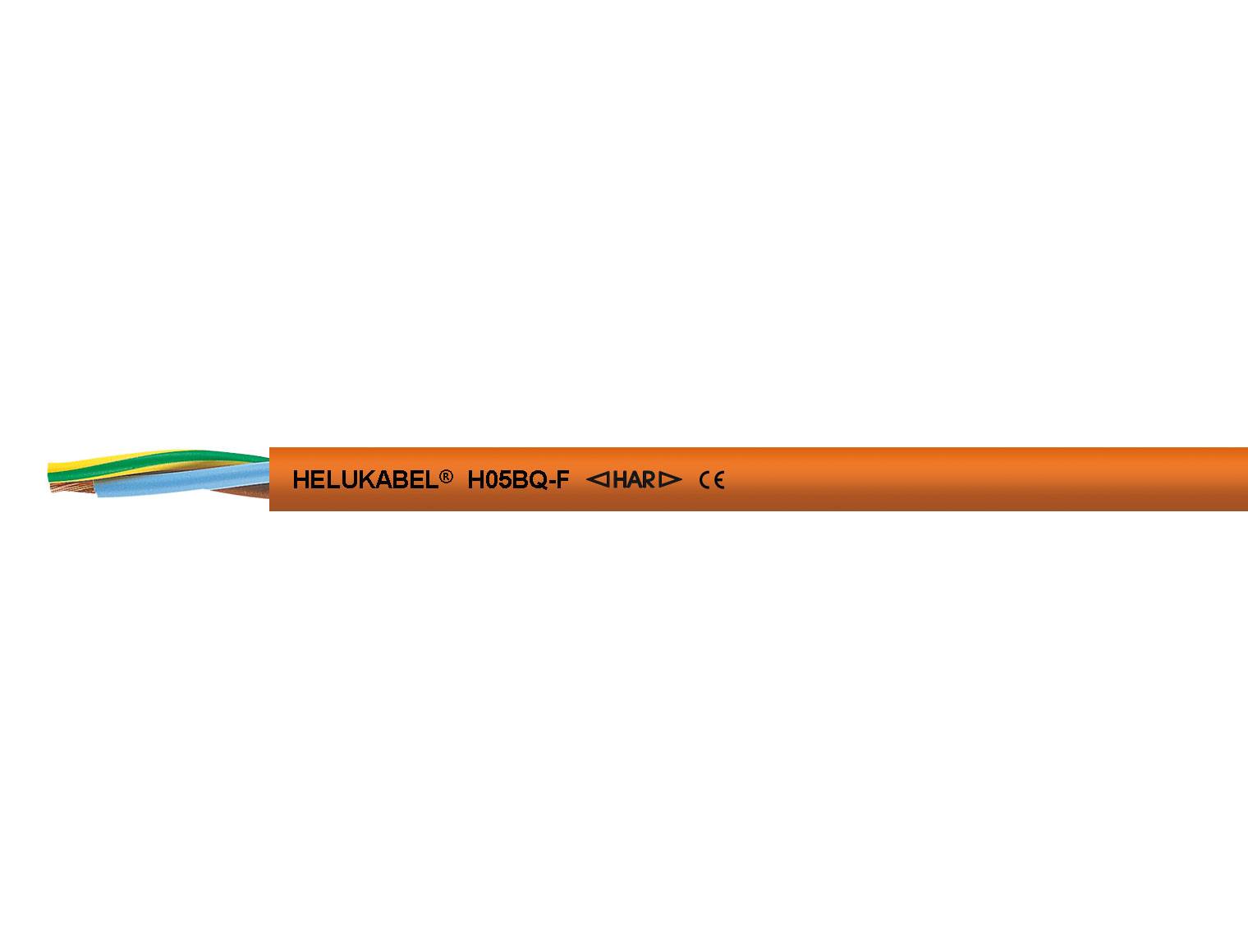 Helukabel H05BQ-F - Niederspannungskabel - Orange - Polyvinylchlorid (PVC) - Polyvinylchlorid (PVC) - Cooper - 500 V