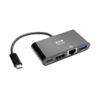 Tripp U444-06N-H4GUBC USB-C-Multiport-Adapter ? 4K-HDMI - USB-A-Anschluss - GbE