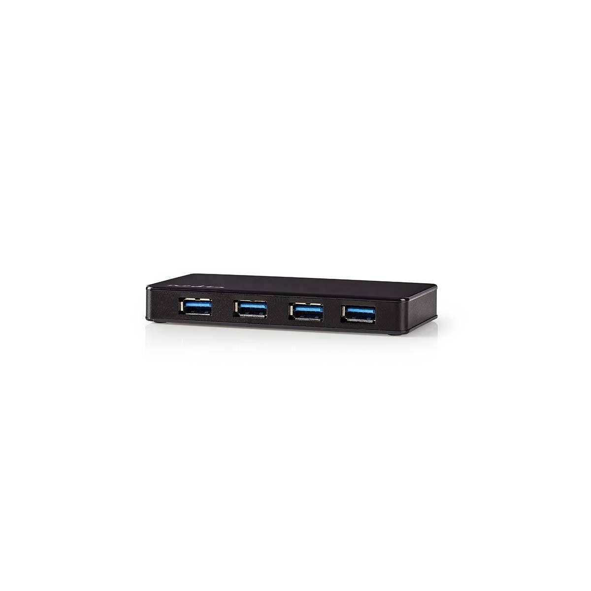 Nedis UHUBU3420BK Schnittstellen-Hub USB 3.2 Gen 1 3.1 1 Micro-B - Digital/Daten