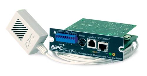 APC Network Management Card with Environmental Monitoring and Out of Band Management