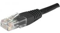 Patchkabel Cat. 6, U/UTP, schwarz, 5,0 m