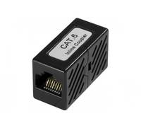 DEXLAN - EXC 902870, RJ45, Schwarz, Weiblich/Weiblich, Gerade, Cat6, U/UTP (UTP)
